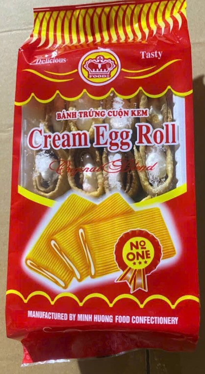 Bánh trứng cuộn kem Minh Hưng Food ( 32 gói x 160g )
